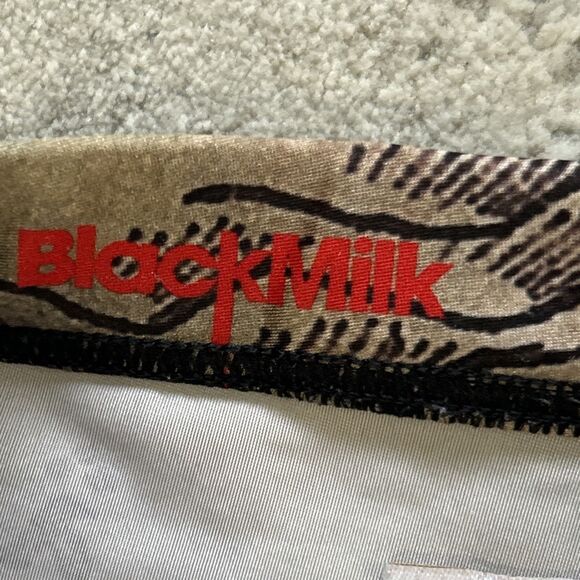 BlackMilk Lord of the Rings Leggings Women's Small Map Cosplay Comic Gold - Picture 5 of 8